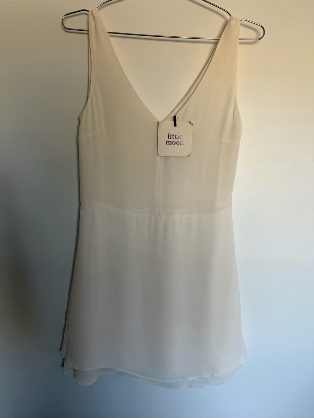 Aritzia Little Moon Cream Slip Dress - V-Neck Women’s Intimate